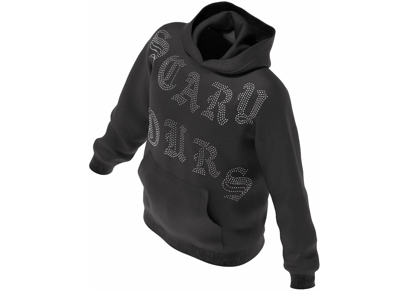 Drake Scary Hours Diamante Hoodie Black