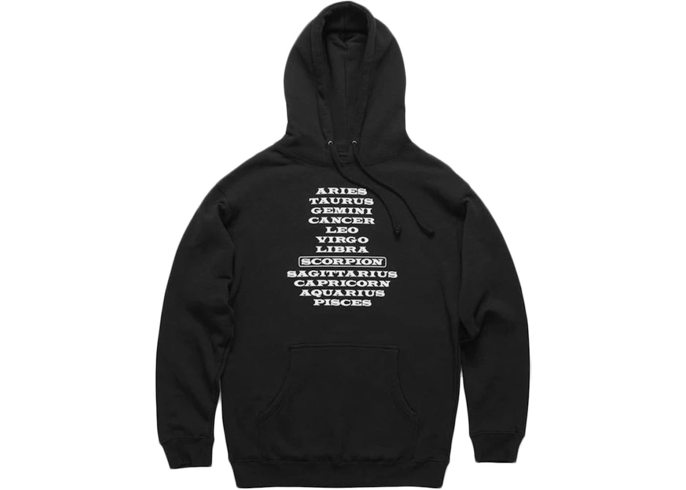 Drake Scorpion Hoodie Black