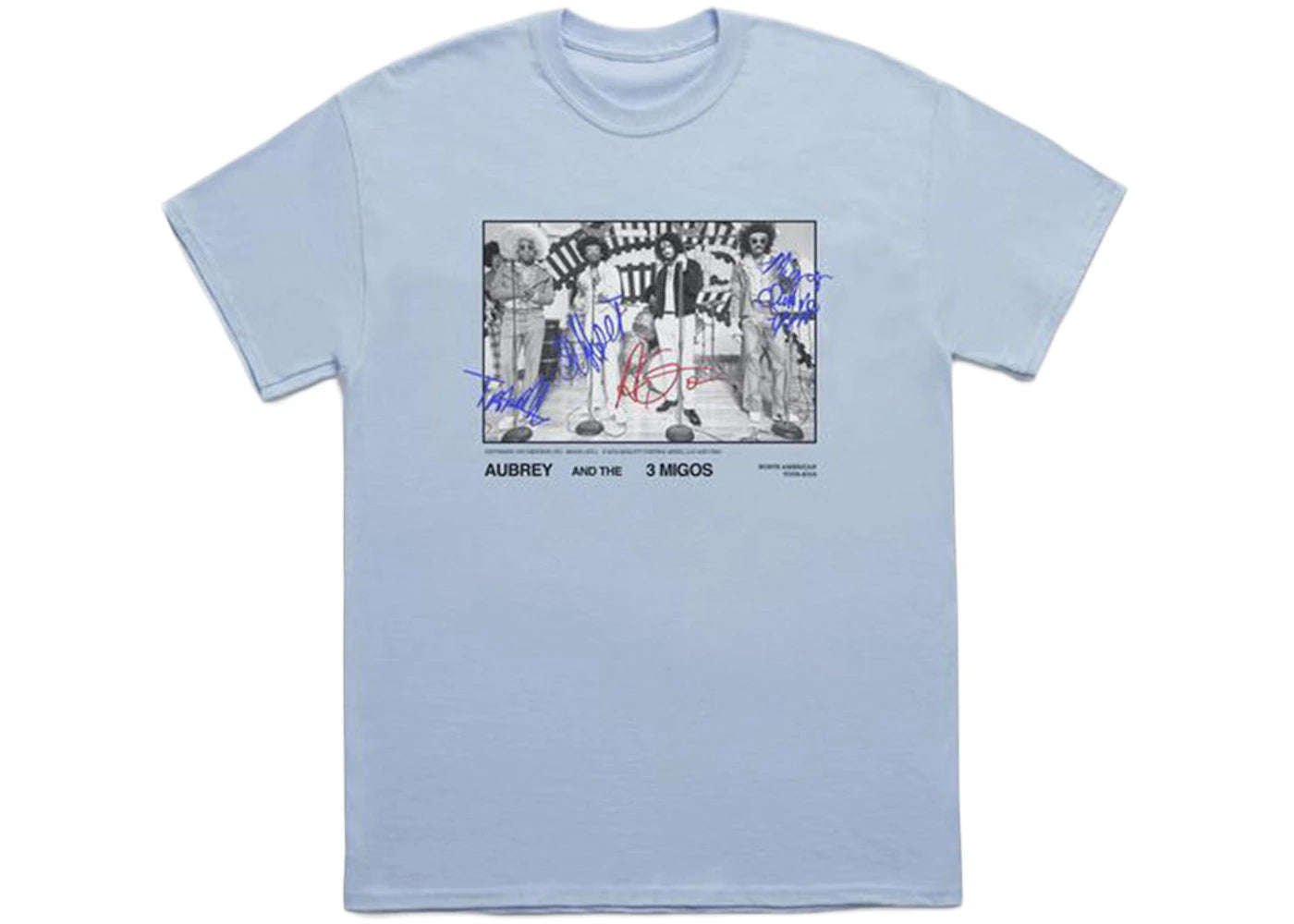 Drake Scorpion Signature T-shirt Light Blue