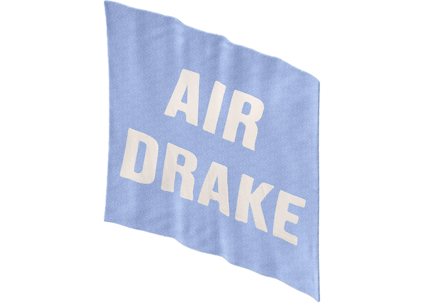 Drake x The Elder Statesmen Air Drake Large Logo Blanket Pale Blue