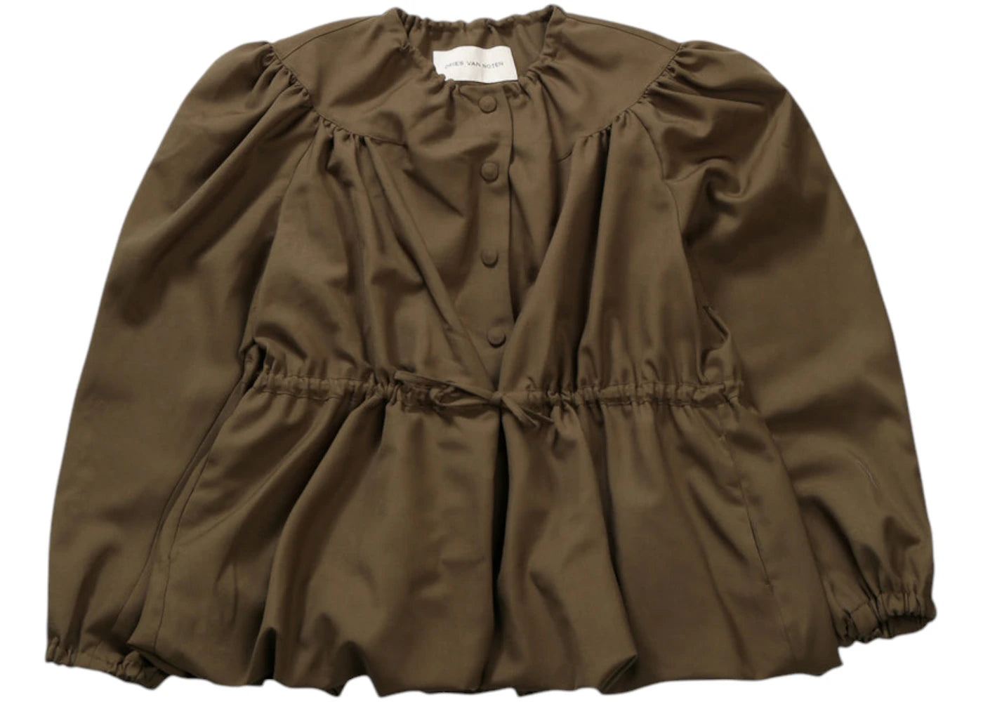 Dries Van Noten Drawstring Jacket Fall Royal
