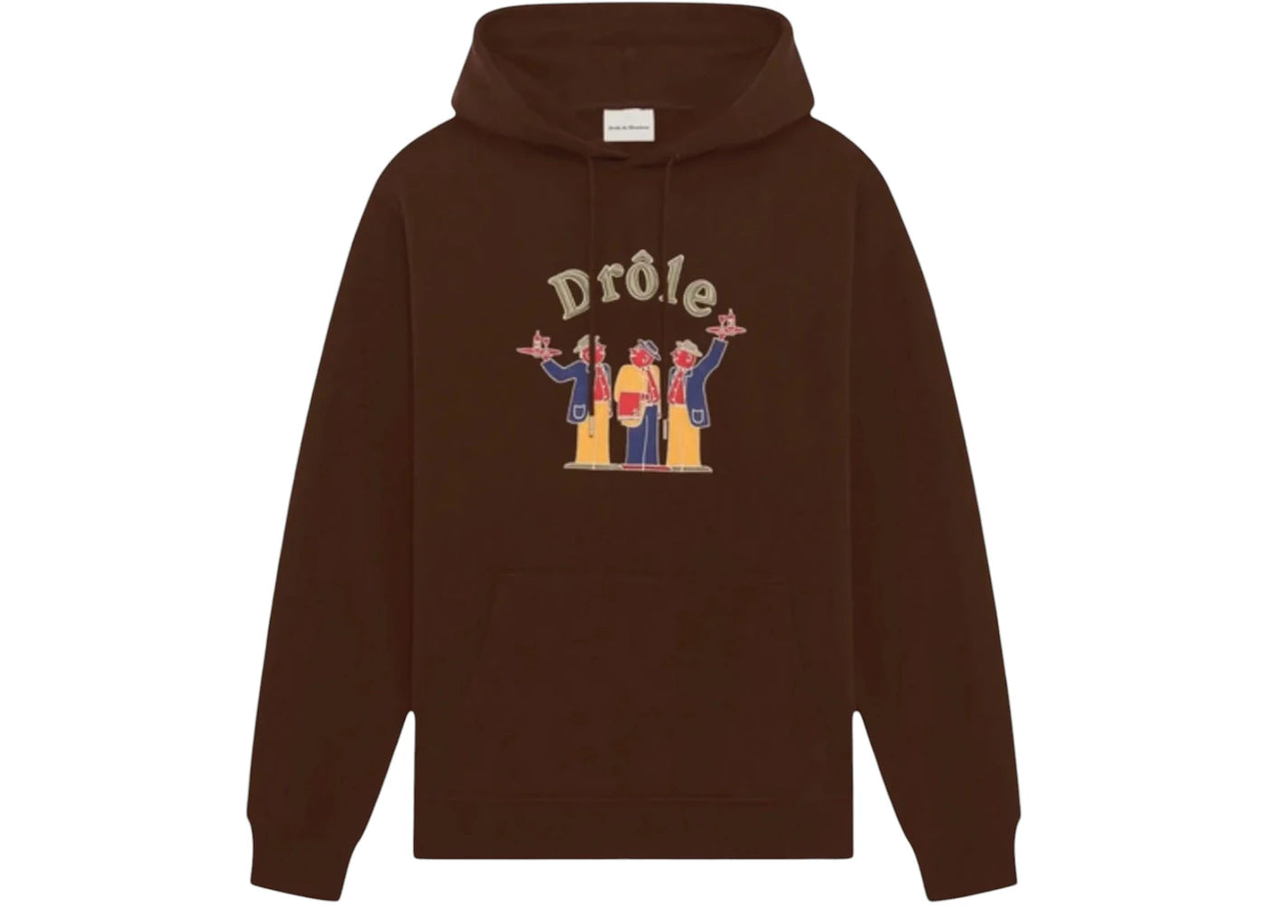 Drole de Monsieur Le Hoodie Crillon Hoodie Brown