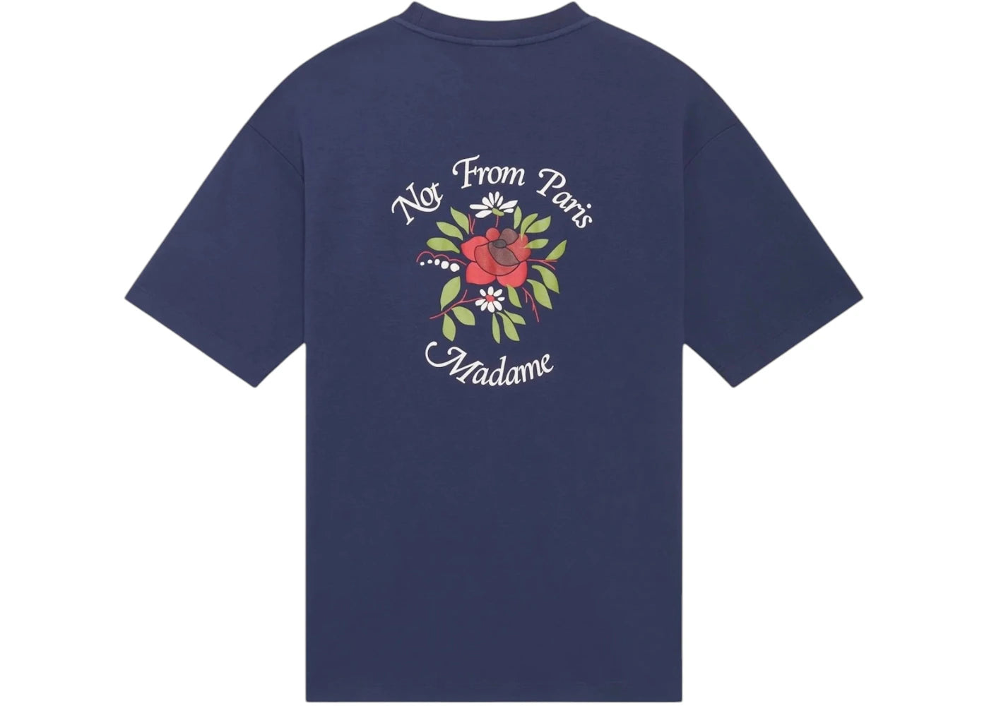 Drole de Monsieur Le Slogan T-shirt Navy