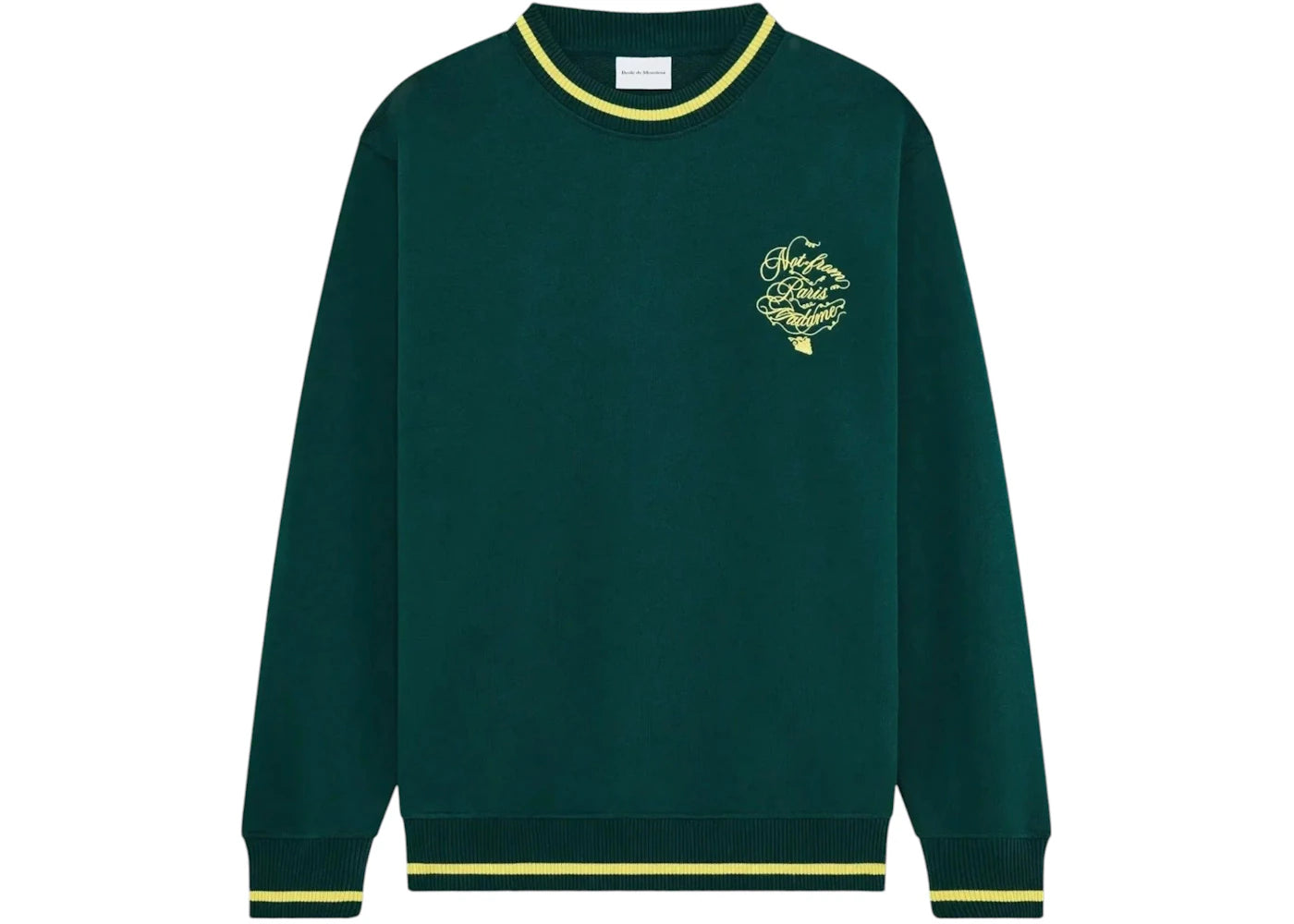 Drole de Monsieur Le Sweatshirt Crewneck Green