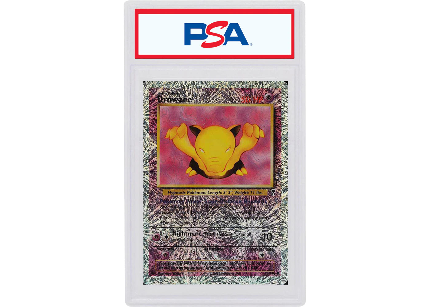 Drowzee 2002 Pokemon TCG Legendary Collection Reverse Foil #73 (PSA or BGS Graded)