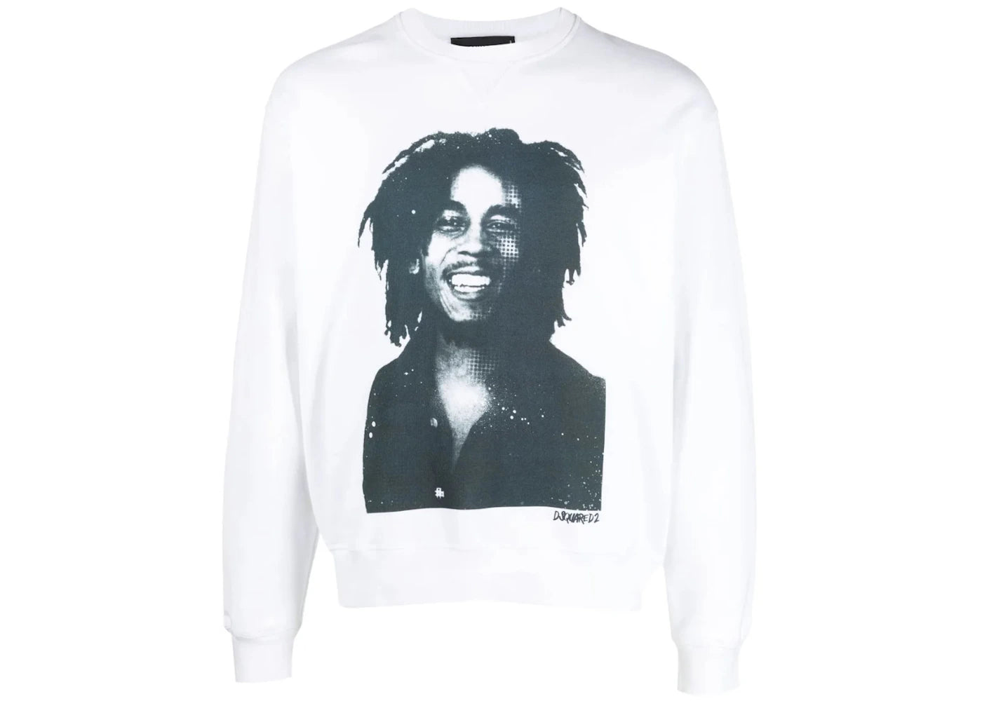 Dsquared2 Bob Marley Cool Fit Sweatshirt White