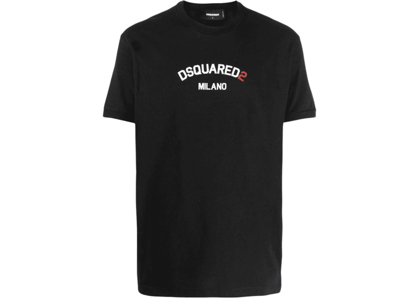 Dsquared2 Branded Milano Logo Cool Fit T-Shirt Black