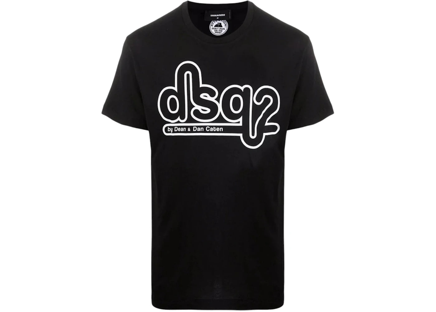 Dsquared2 Cigarette Fit Bubble Dsq2 Logo T-Shirt Black