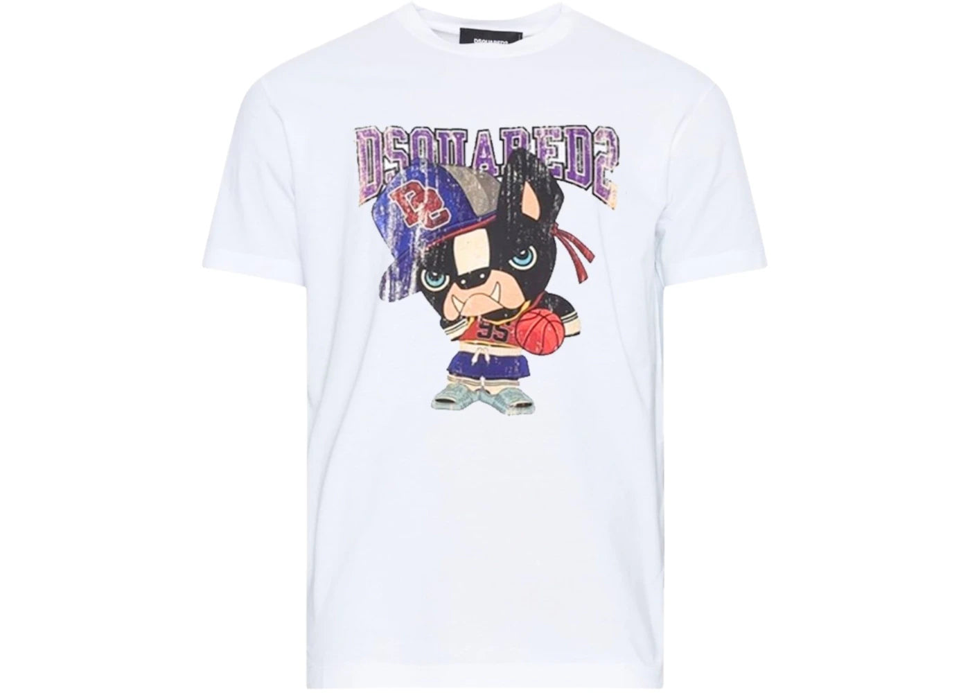 Dsquared2 Cool Fit Graphic Print Logo T-Shirt White
