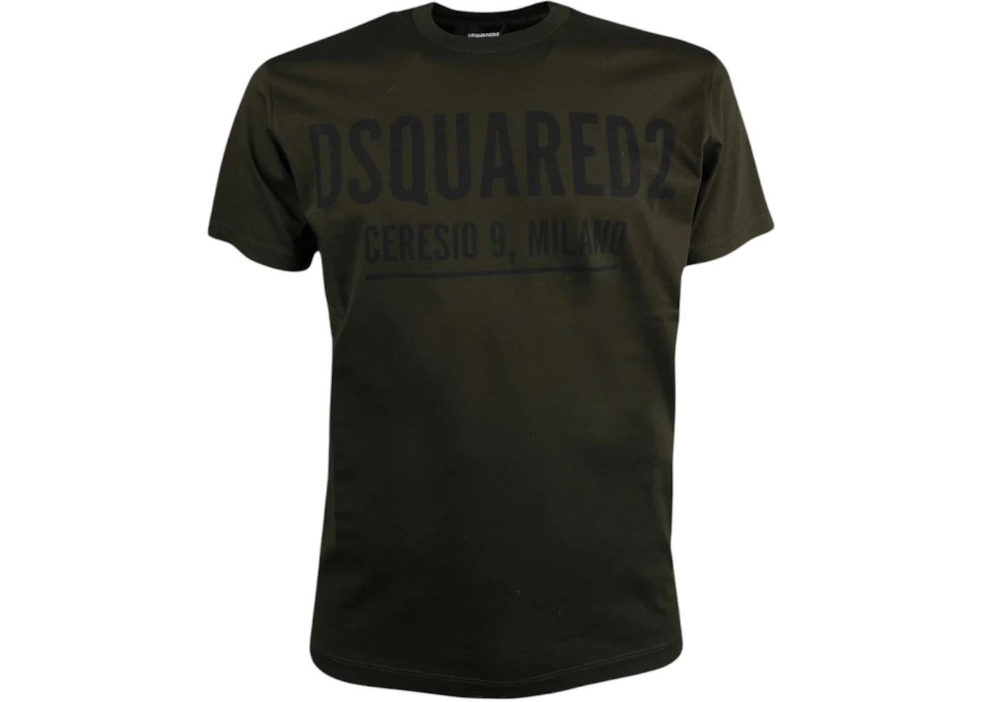 Dsquared2 Cool Fit Large Ceresio 9 Print Logo T-Shirt Green