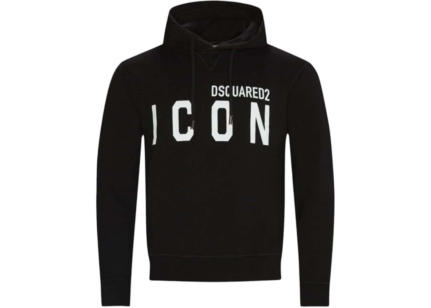 Dsquared2 Cool Fit Large Icon Logo Hoodie Black
