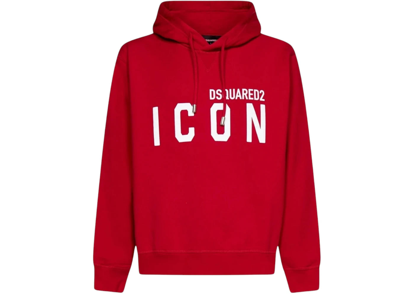 Dsquared2 Cool Fit Large Icon Logo Red Hoodie Red