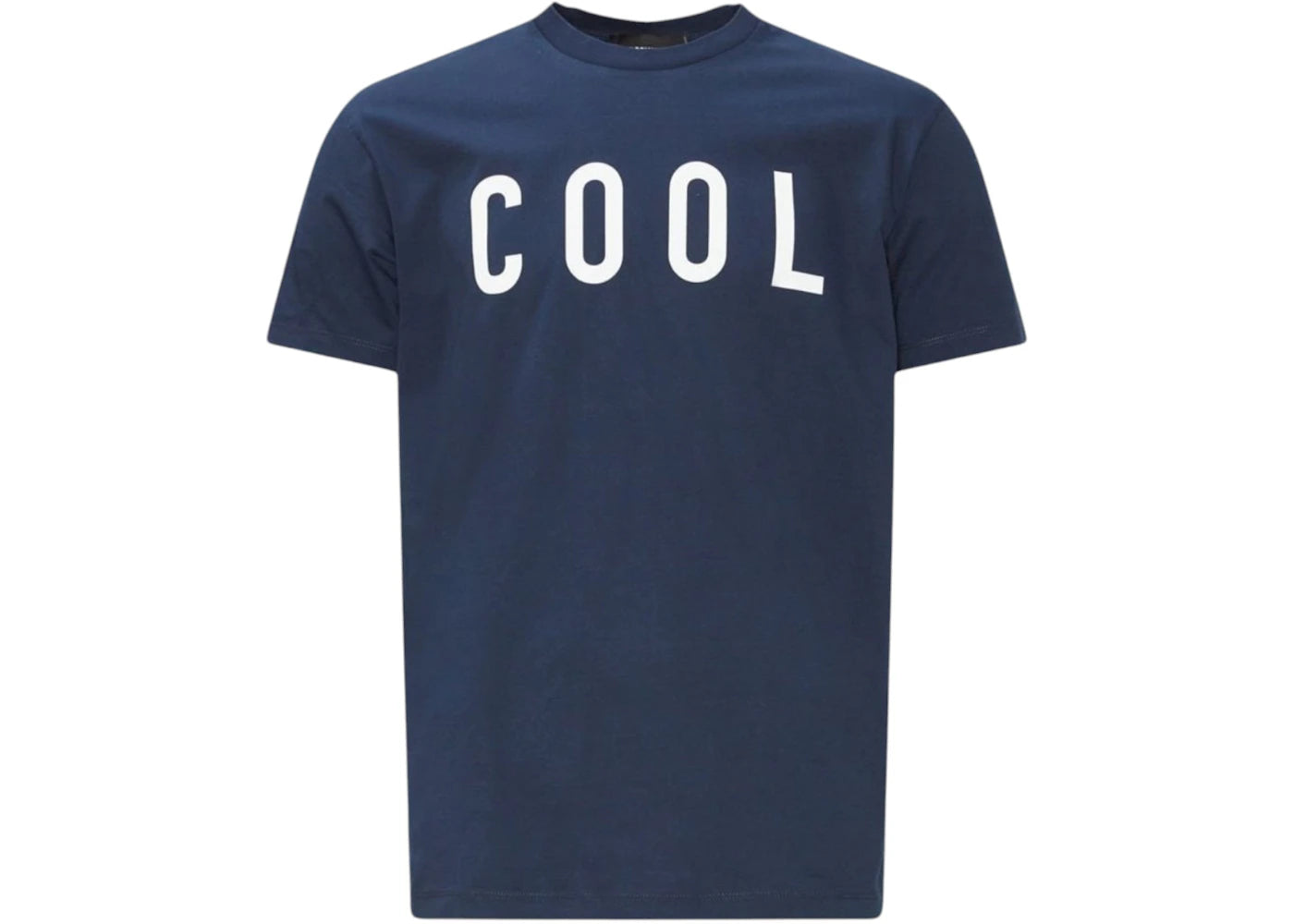 Dsquared2 Cool Print Logo Navy T-Shirt Blue