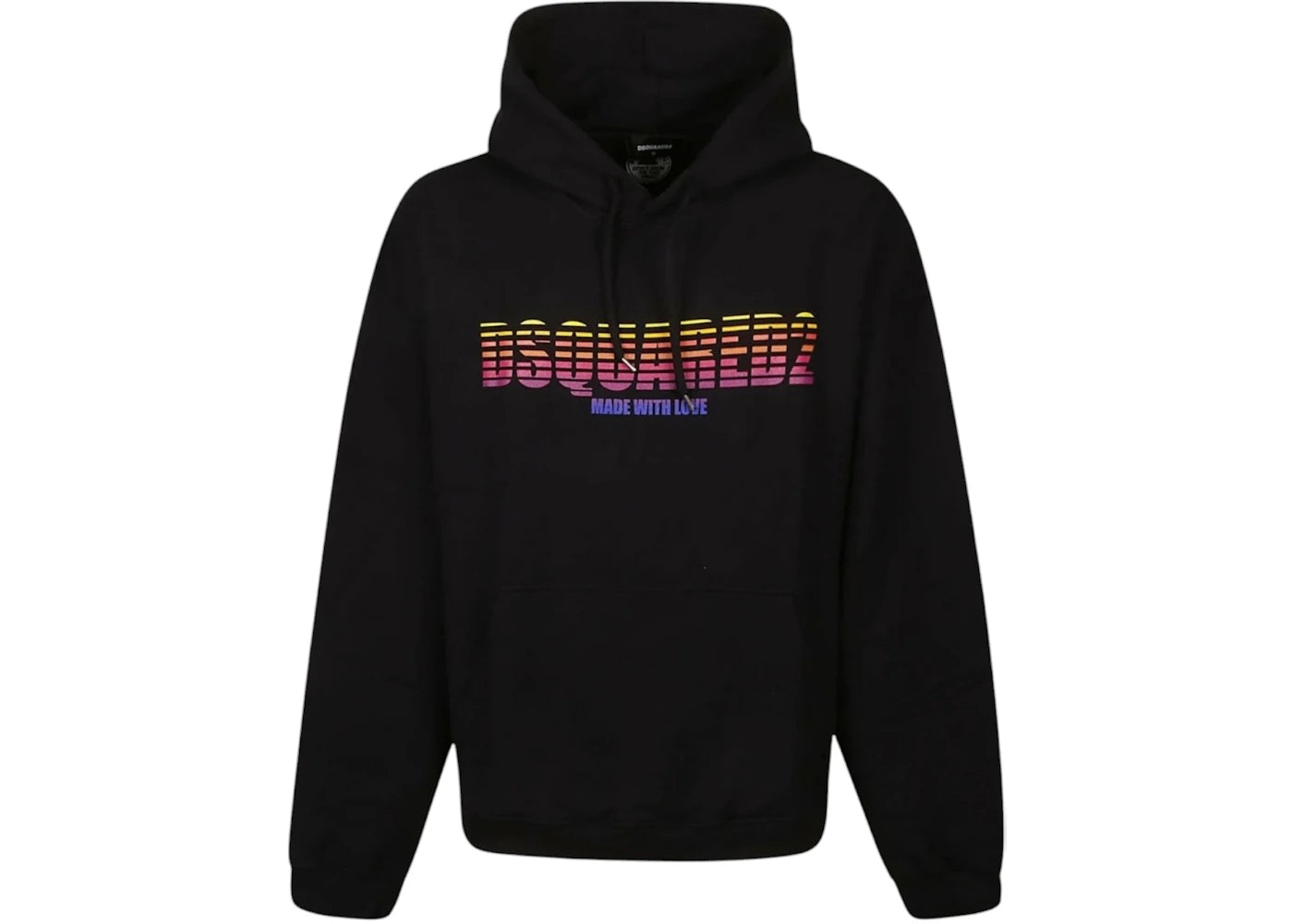 Dsquared2 Made With Love Logo Hoodie Black