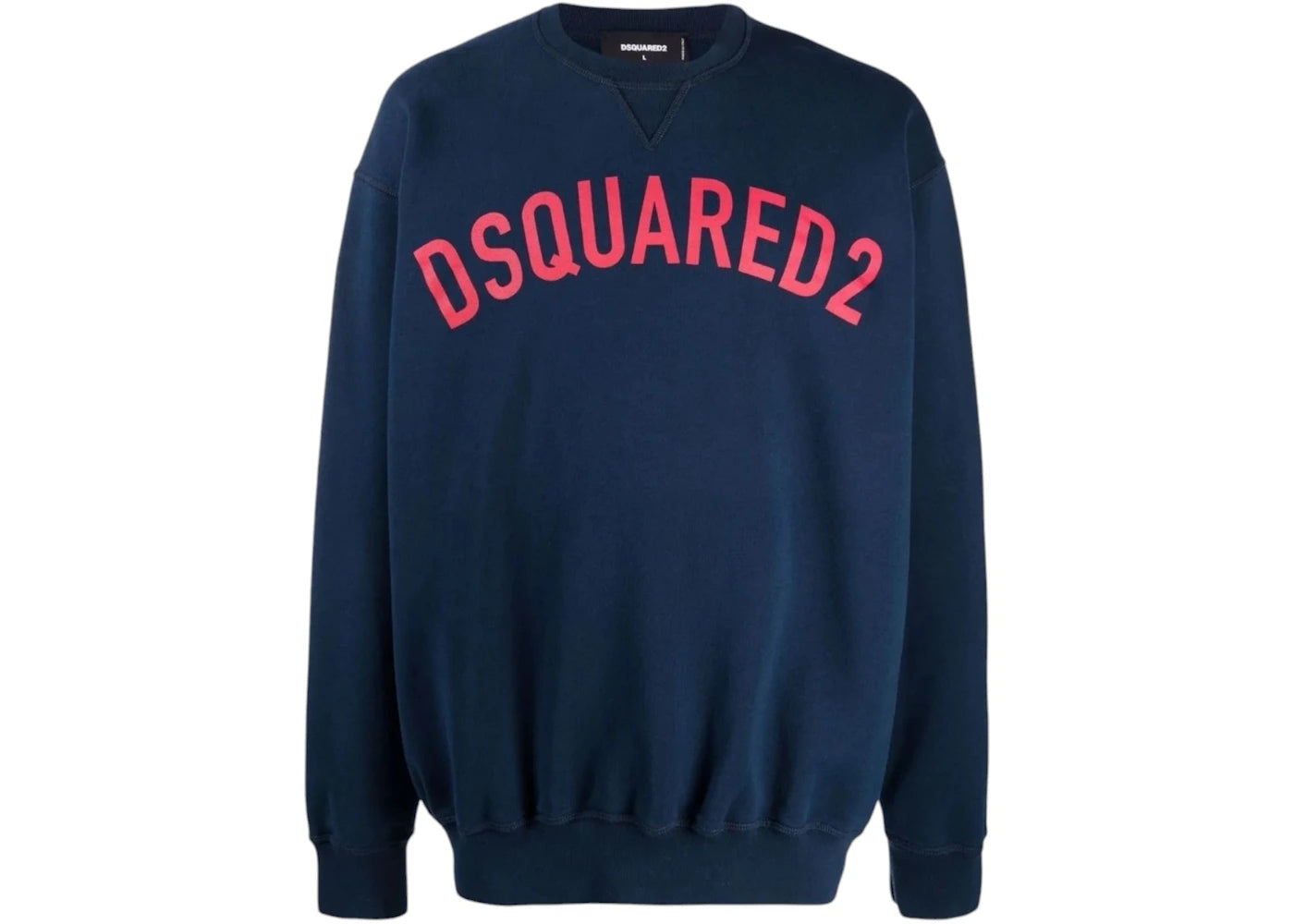 Dsquared2 Printed Logo Large Pockets Hoodie Black