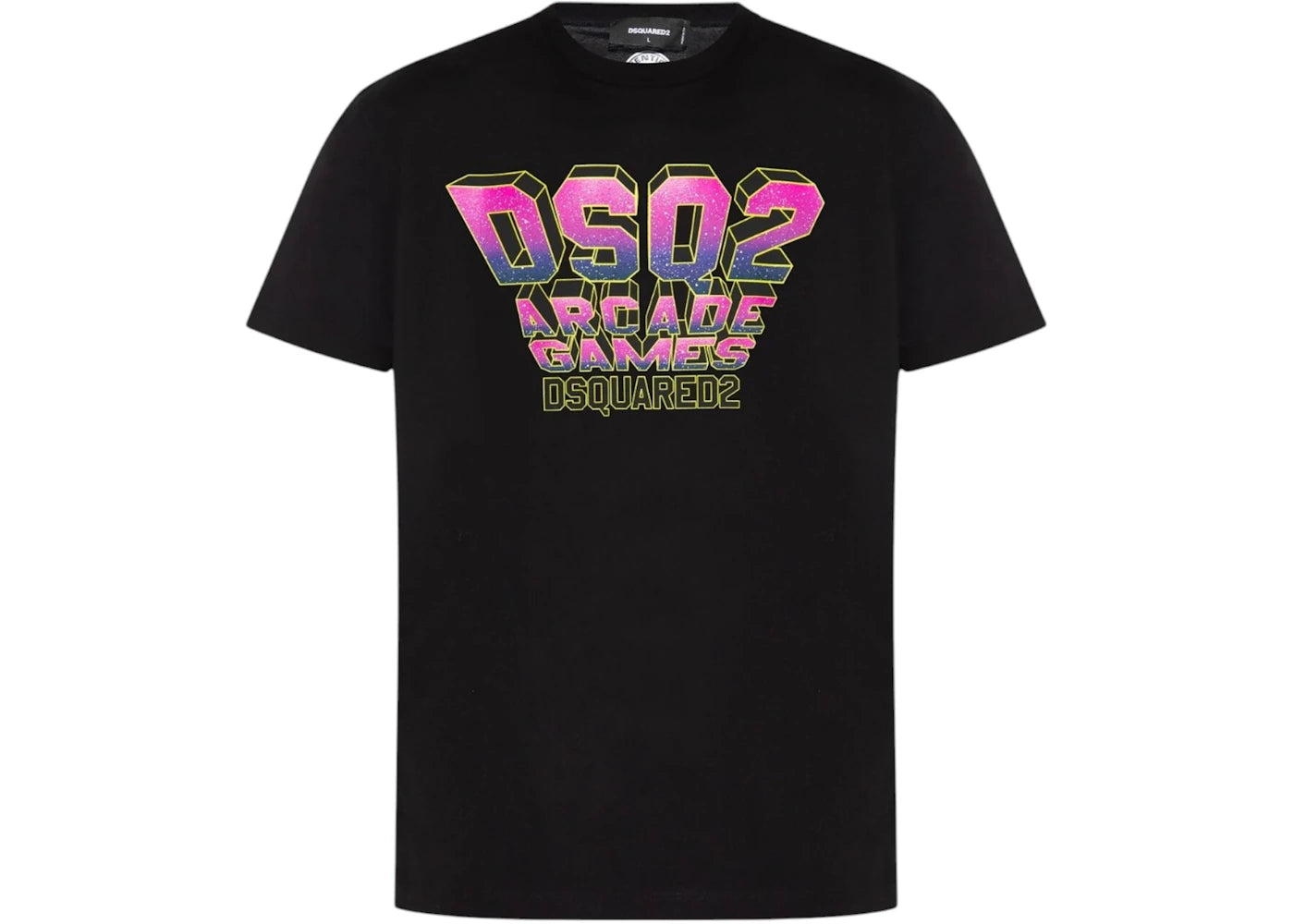 Dsquared2 Sisters From Hell Concert Design T-Shirt Black