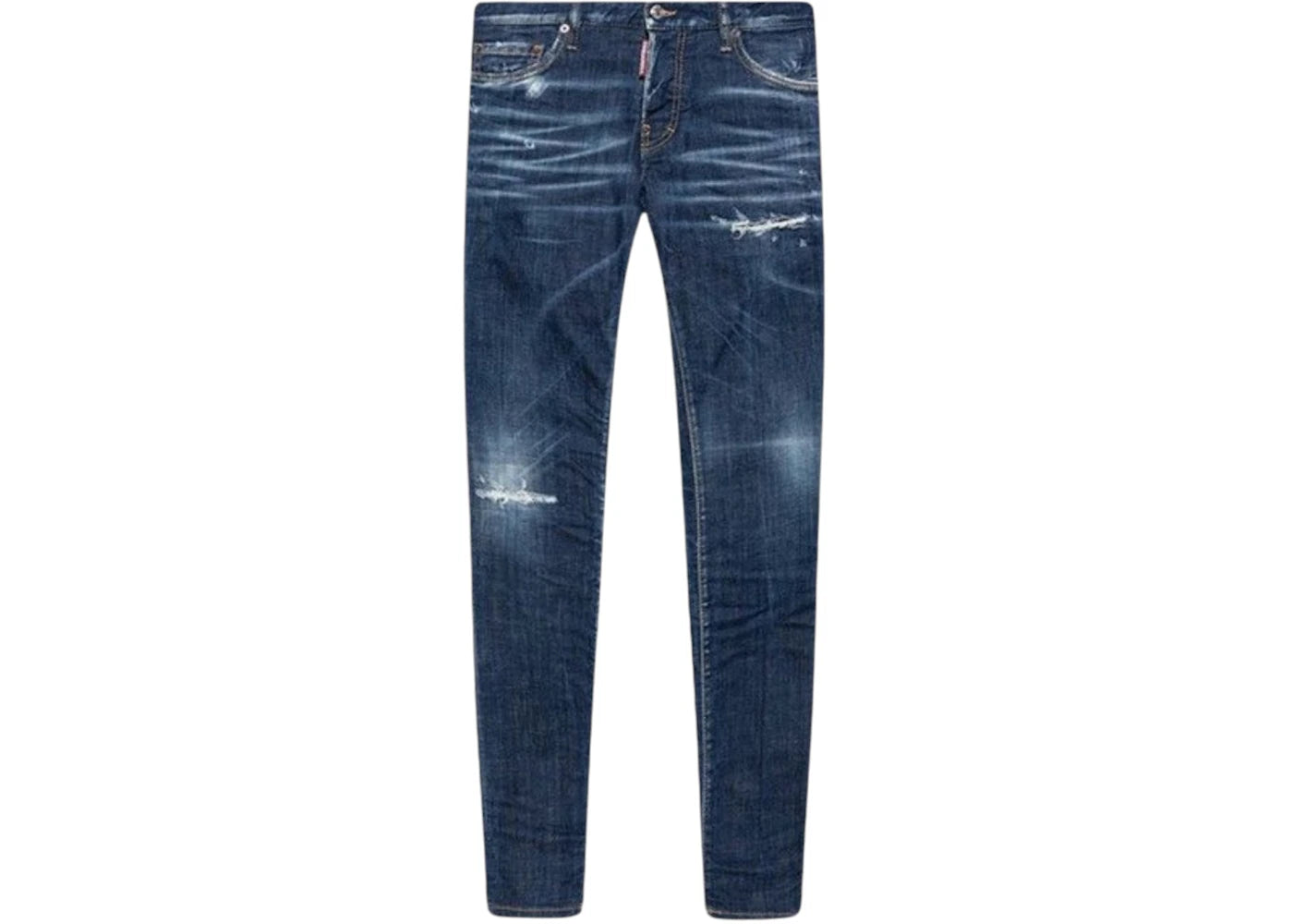 Dsquared2 Slim Jean Distressed Dark Jeans Blue