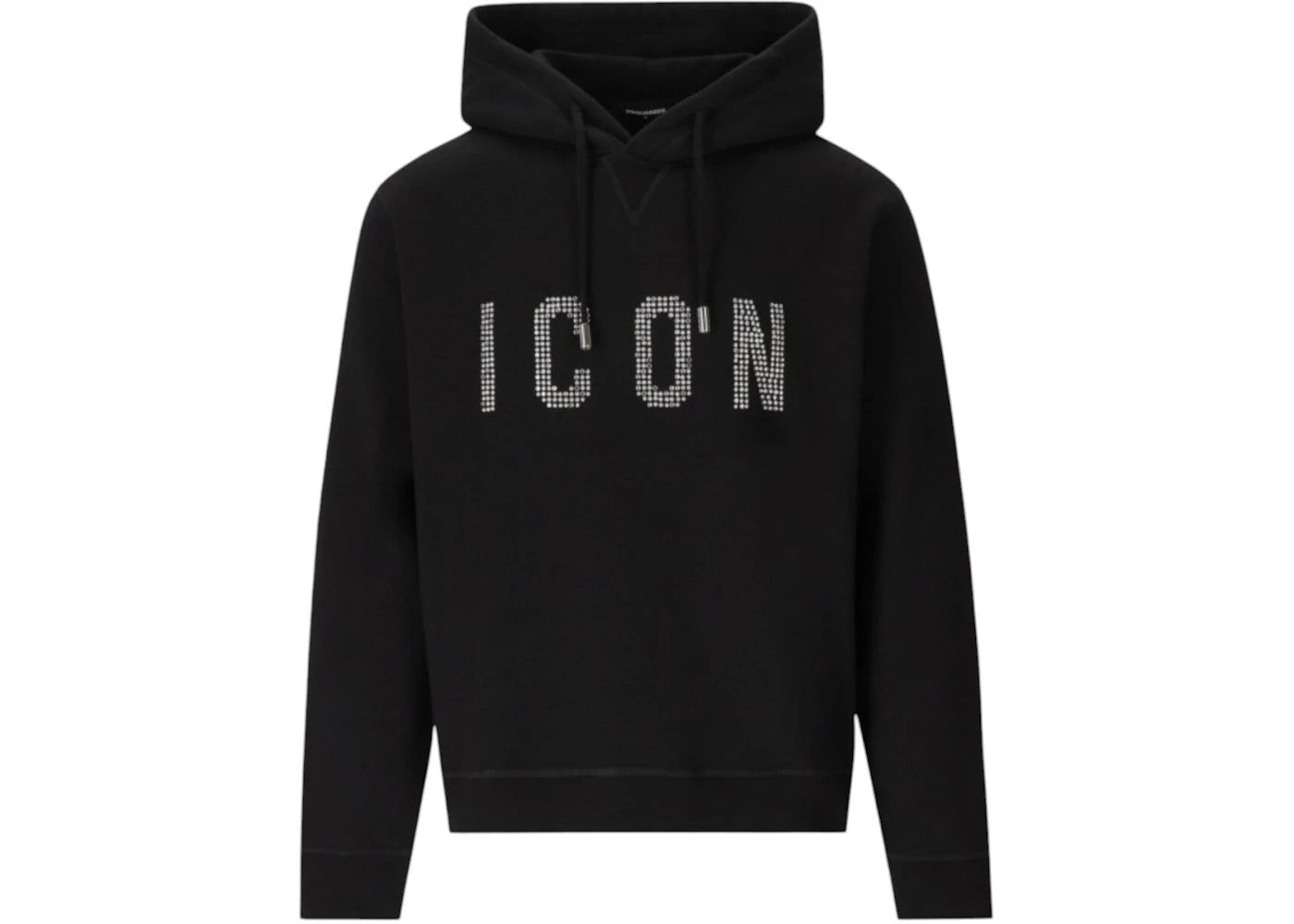 Dsquared2 Studded Icon Logo Hoodie Black