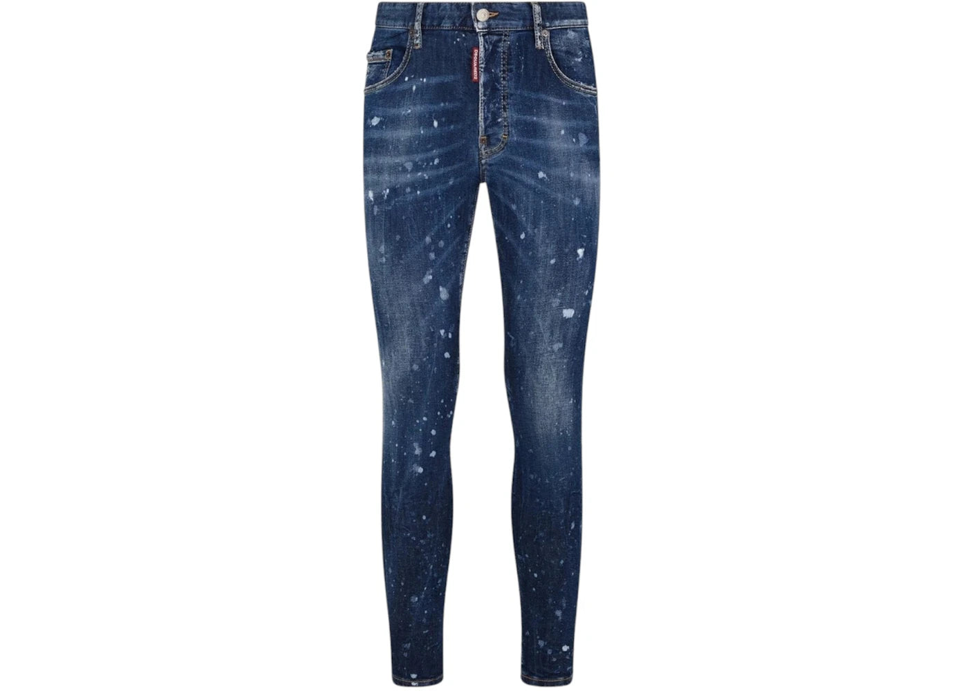 Dsquared2 Super Twinky Jean Splatter Design Jeans Blue