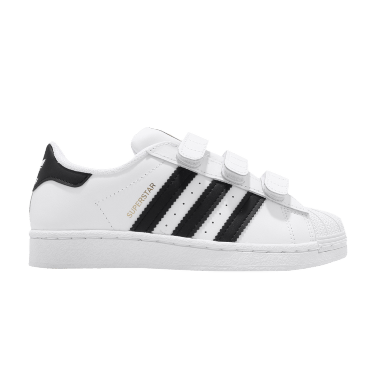 adidas Superstar Strap Cloud White Core Black (PS)