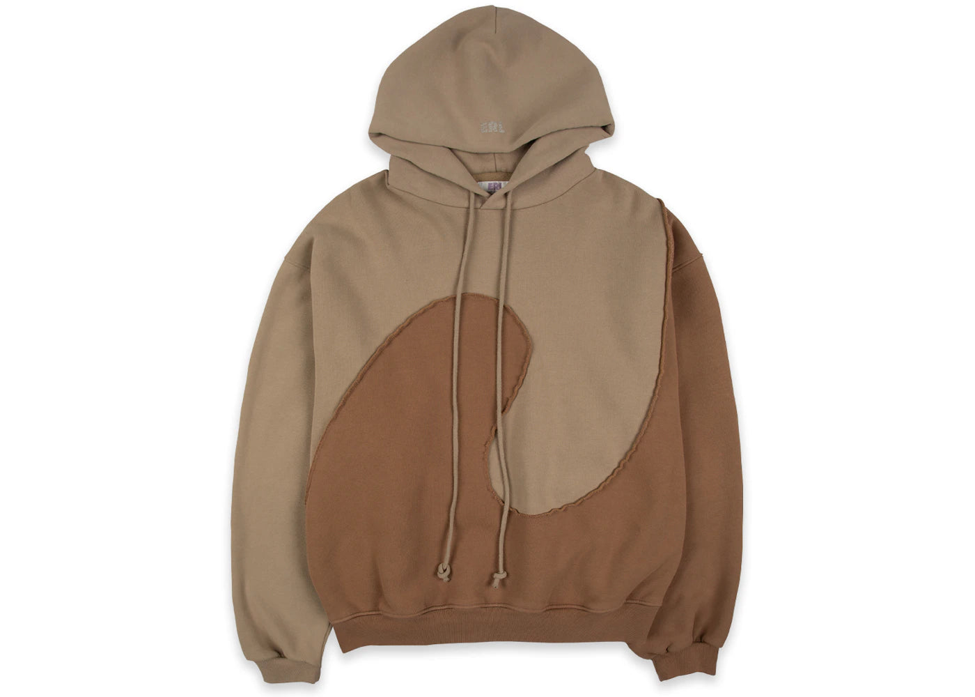 ERL Wave Hoodie Washed Brown