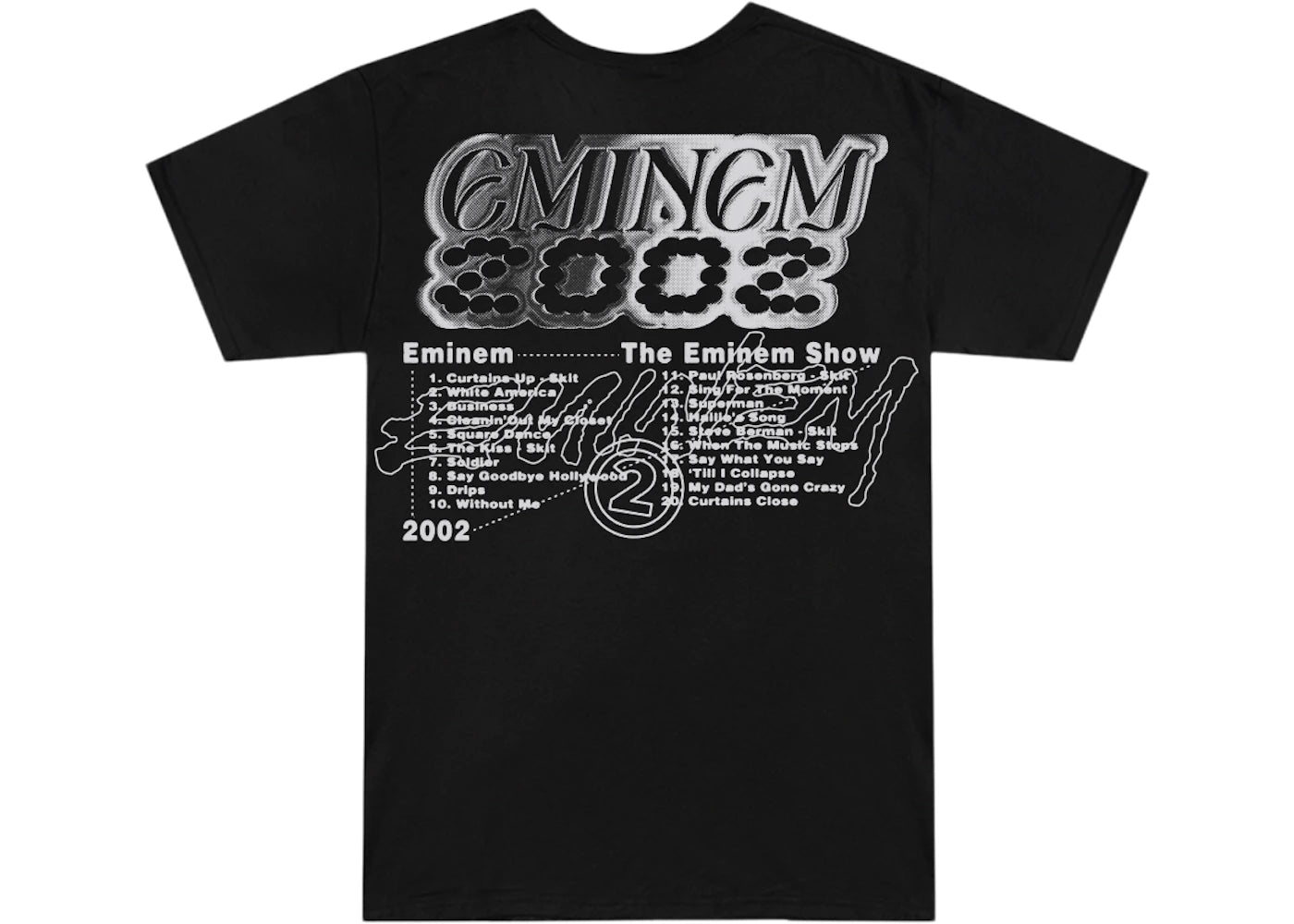 Eminem The Eminem Show Chrome Logo T-shirt Black