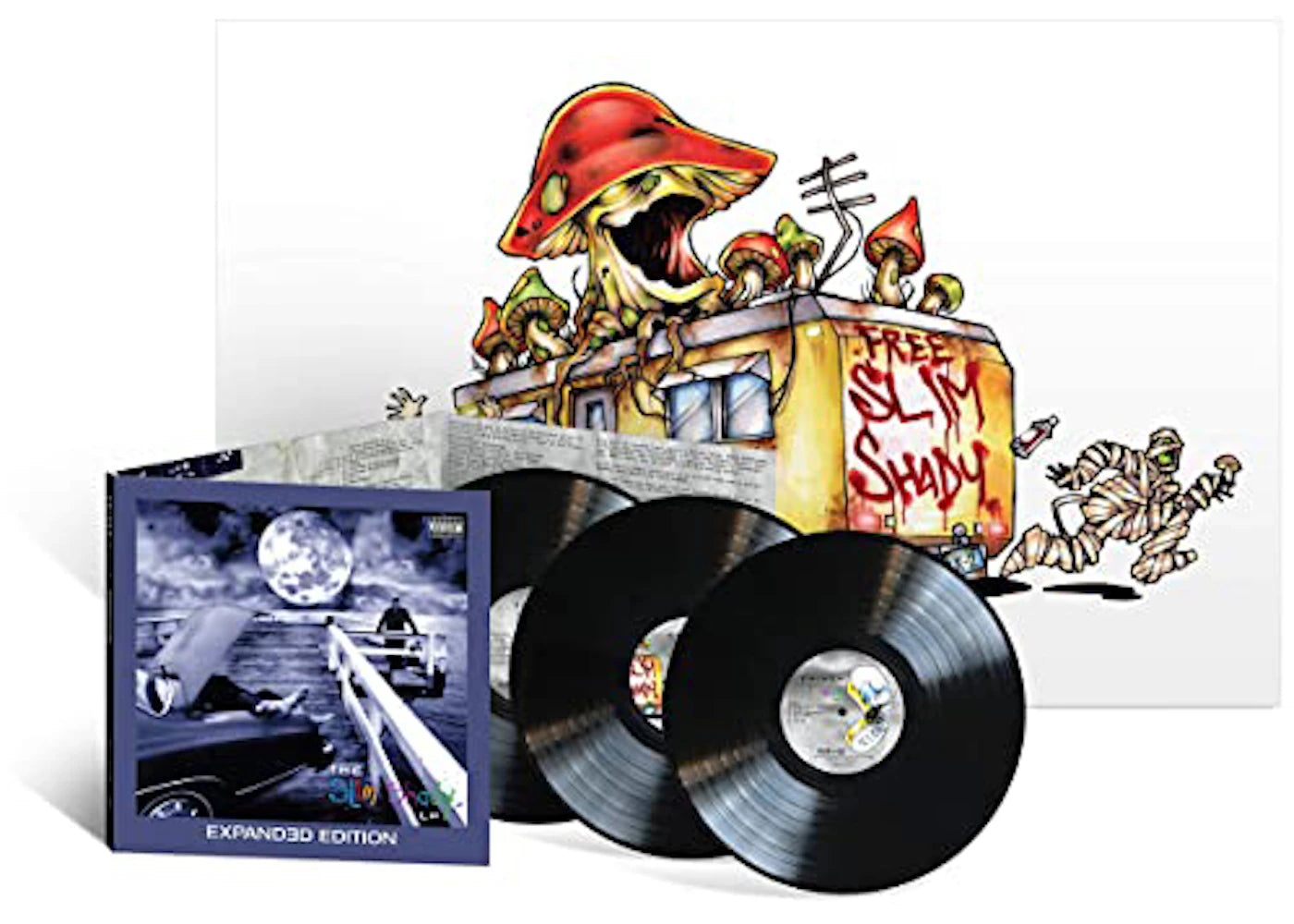 Eminem The Slim Shady LP Expanded Edition 3XLP Vinyl Black