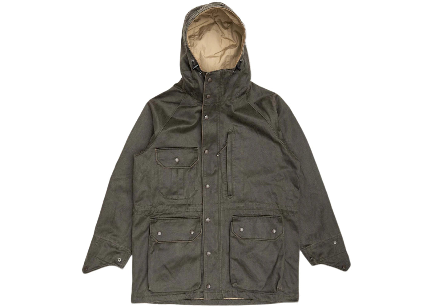 Engineered Garments Coated Twill Field Parka Dark Olive