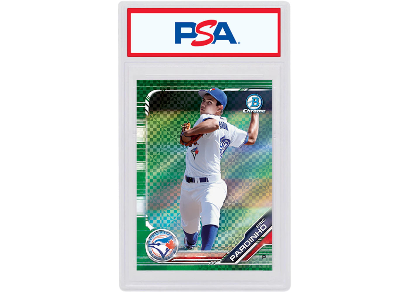 Eric Pardinho 2019 Bowman Chrome X Green X-Fractor /31 BCP-166 (PSA or BGS Graded)