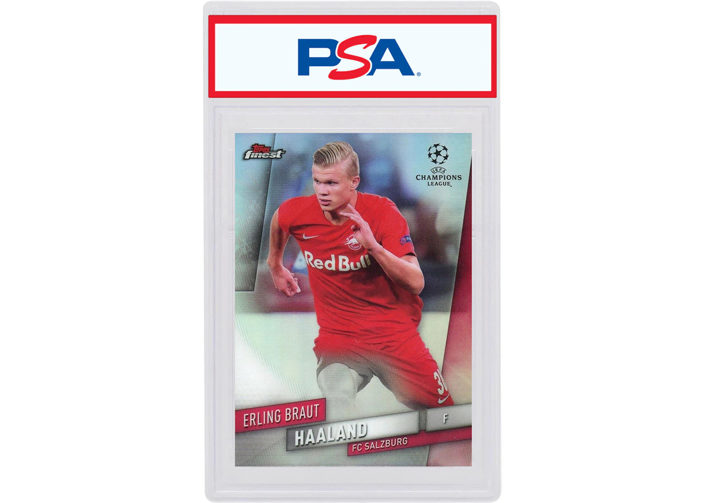 Erling Braut Haaland 2019 Topps Finest UEFA Champions League Refractor #116 (PSA or BGS Graded)