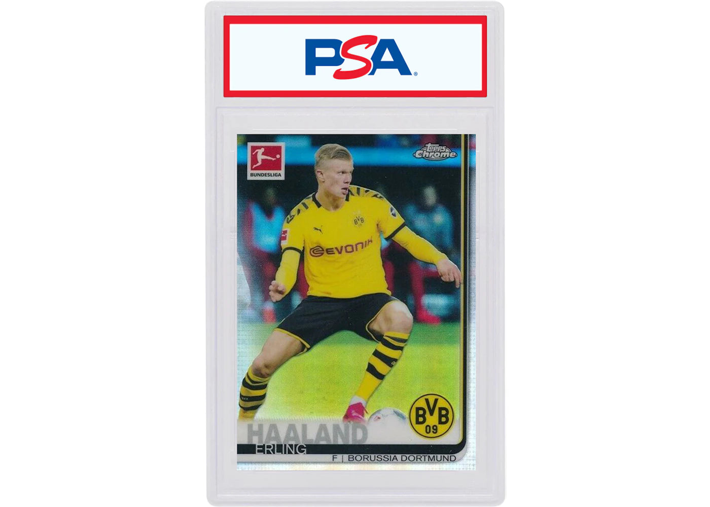 Erling Haaland 2019 Topps Chrome Bundesliga Refractor #72 (PSA or BGS Graded)