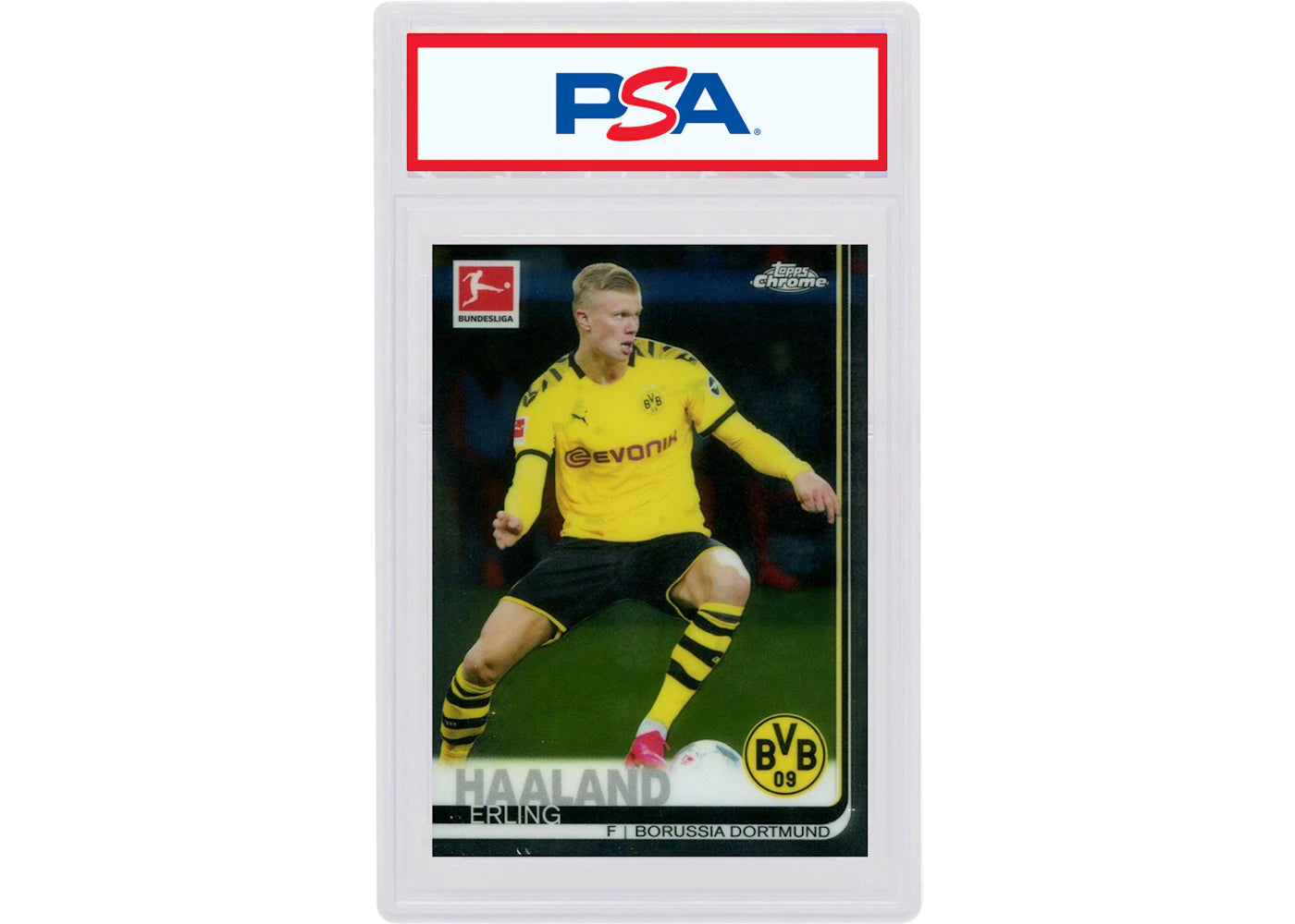 Erling Haaland 2019 Topps Chrome Bundesliga Rookie #72 (PSA or BGS Graded)