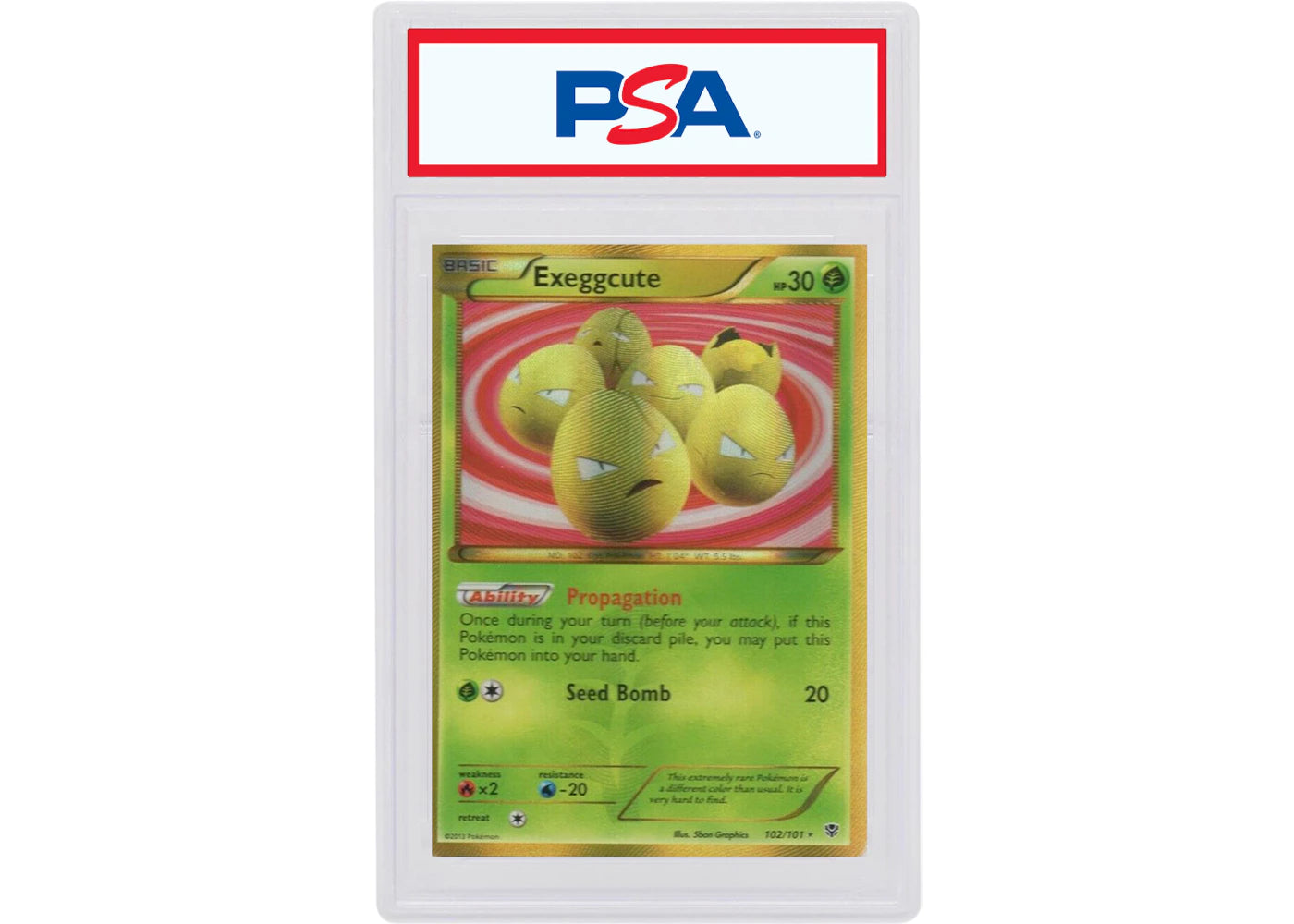 Exeggcute 2013 Pokemon TCG B&W Plasma Blast #102 (PSA or BGS Graded)