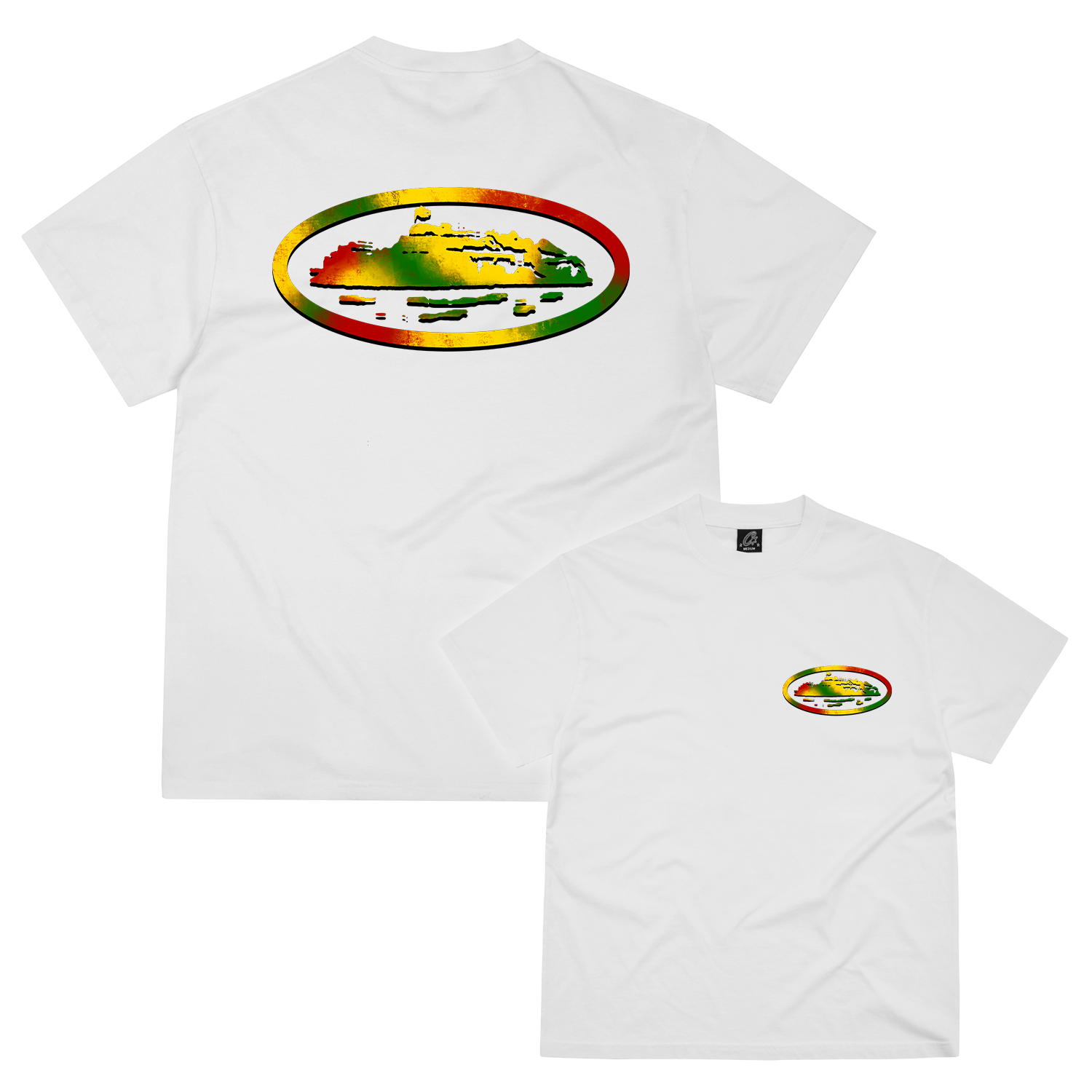 Corteiz Sunset Tee White