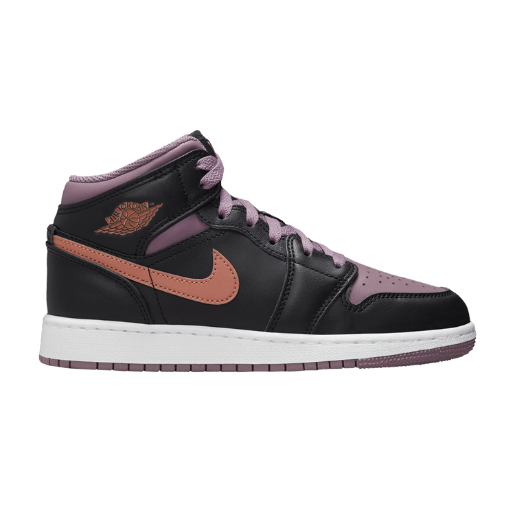 Jordan 1 Mid SE Black Sky J Mauve White Sky J Orange (GS)