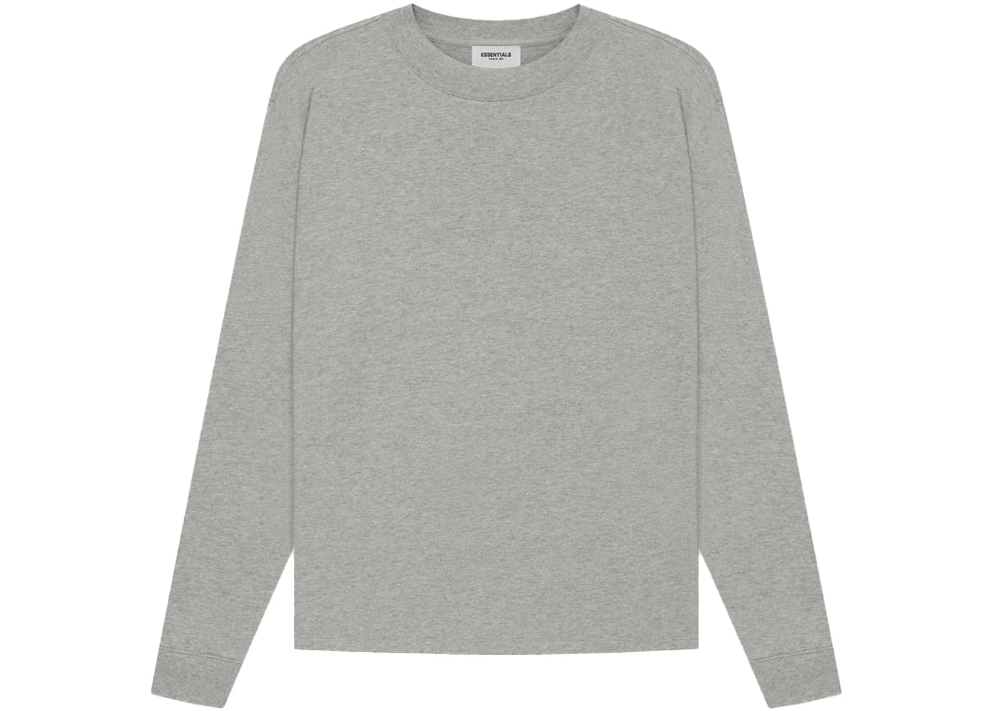 Fear of God Essentials Long Sleeve T-Shirt Dark Heather Oatmeal
