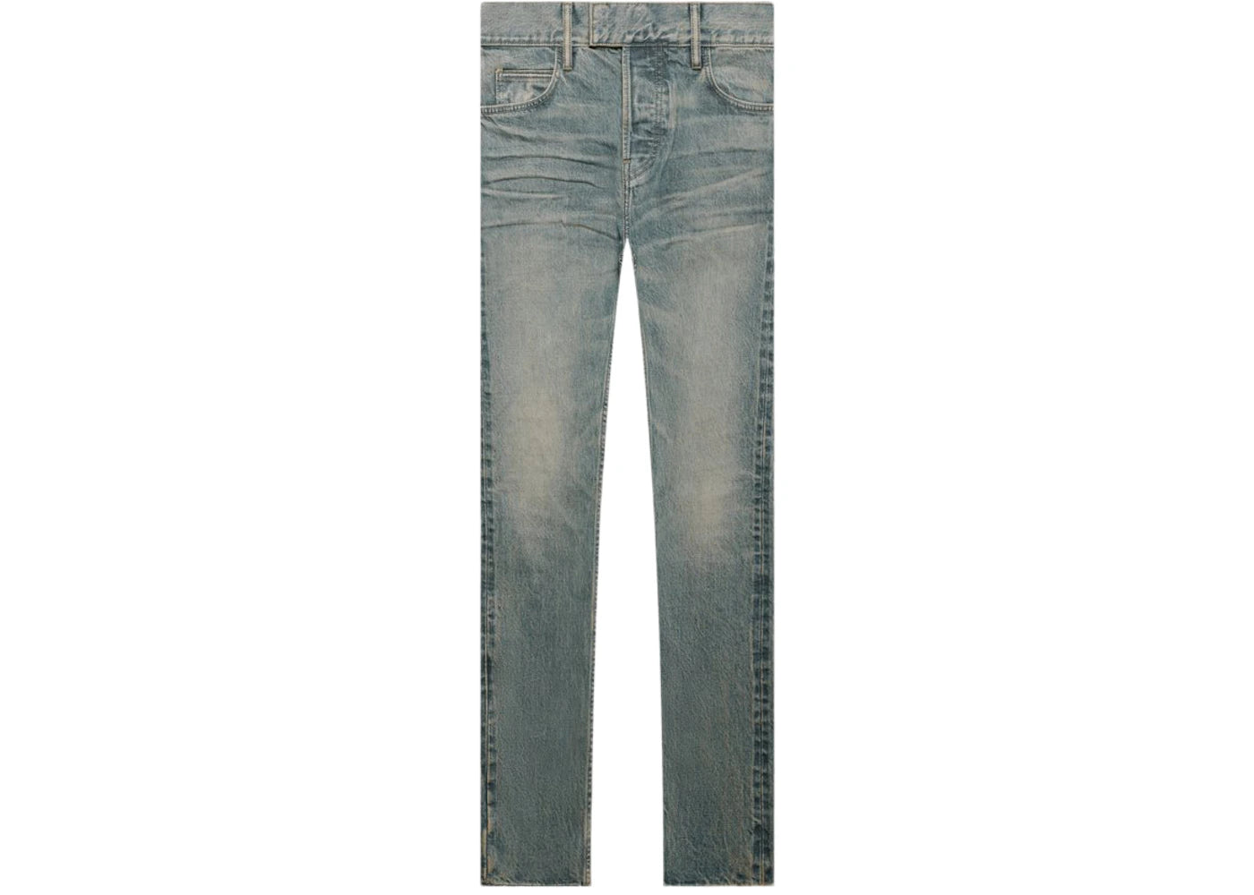 FEAR OF GOD x Ermenegildo Zegna Cotton Denim Jeans Light Blue