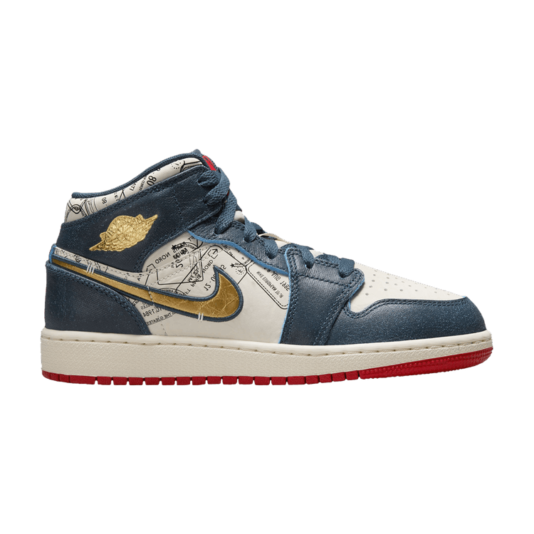 Jordan 1 Mid SE Take Flight Gold Swoosh (GS)