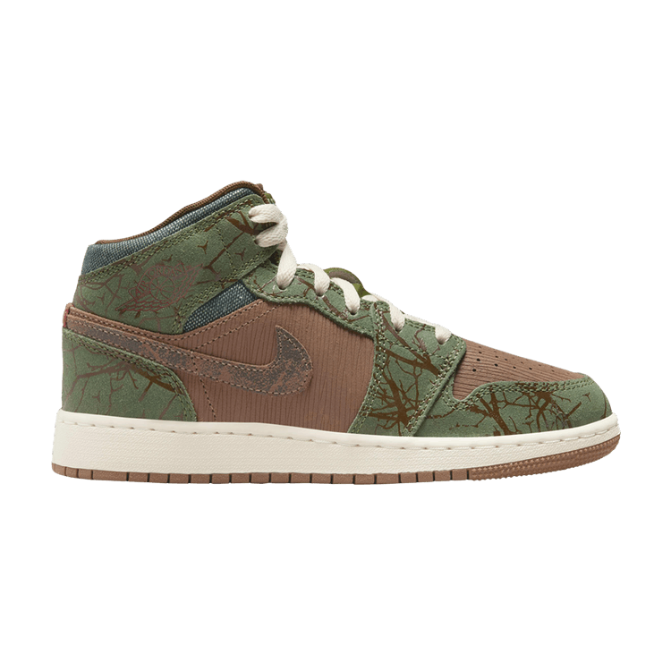 Jordan 1 Mid Treeline (GS)