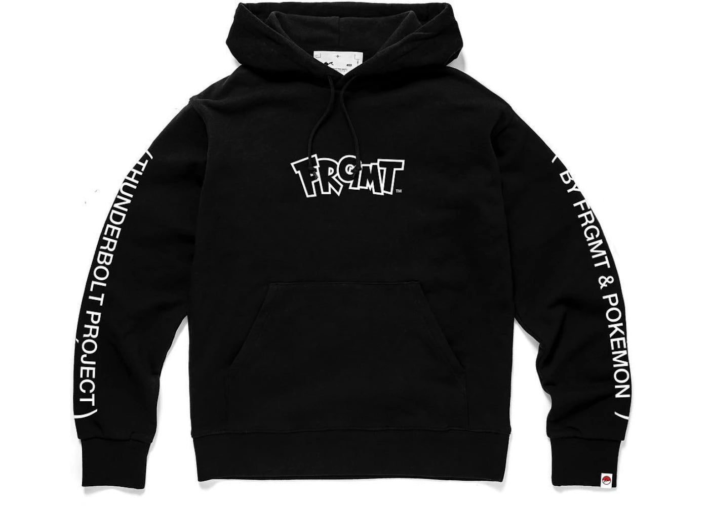 FRGMT x Pokemon Logo Hoodie Black