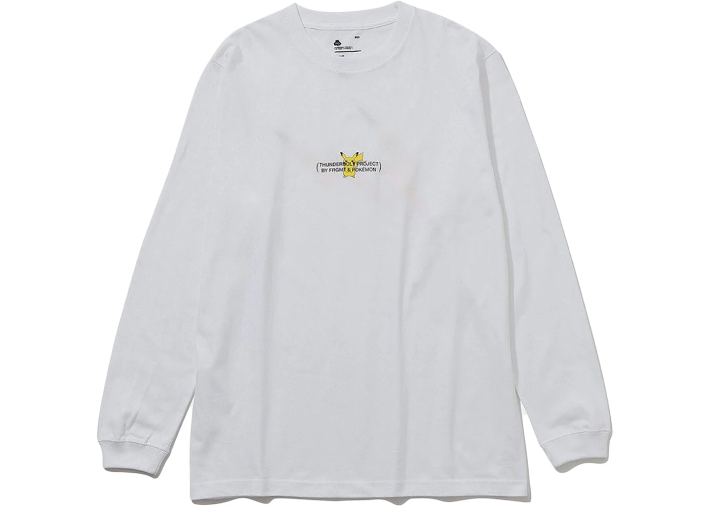 Fragment x Pokemon Pikachu Thunderbolt Project x Sequence Miyashita Park L/S Tee White