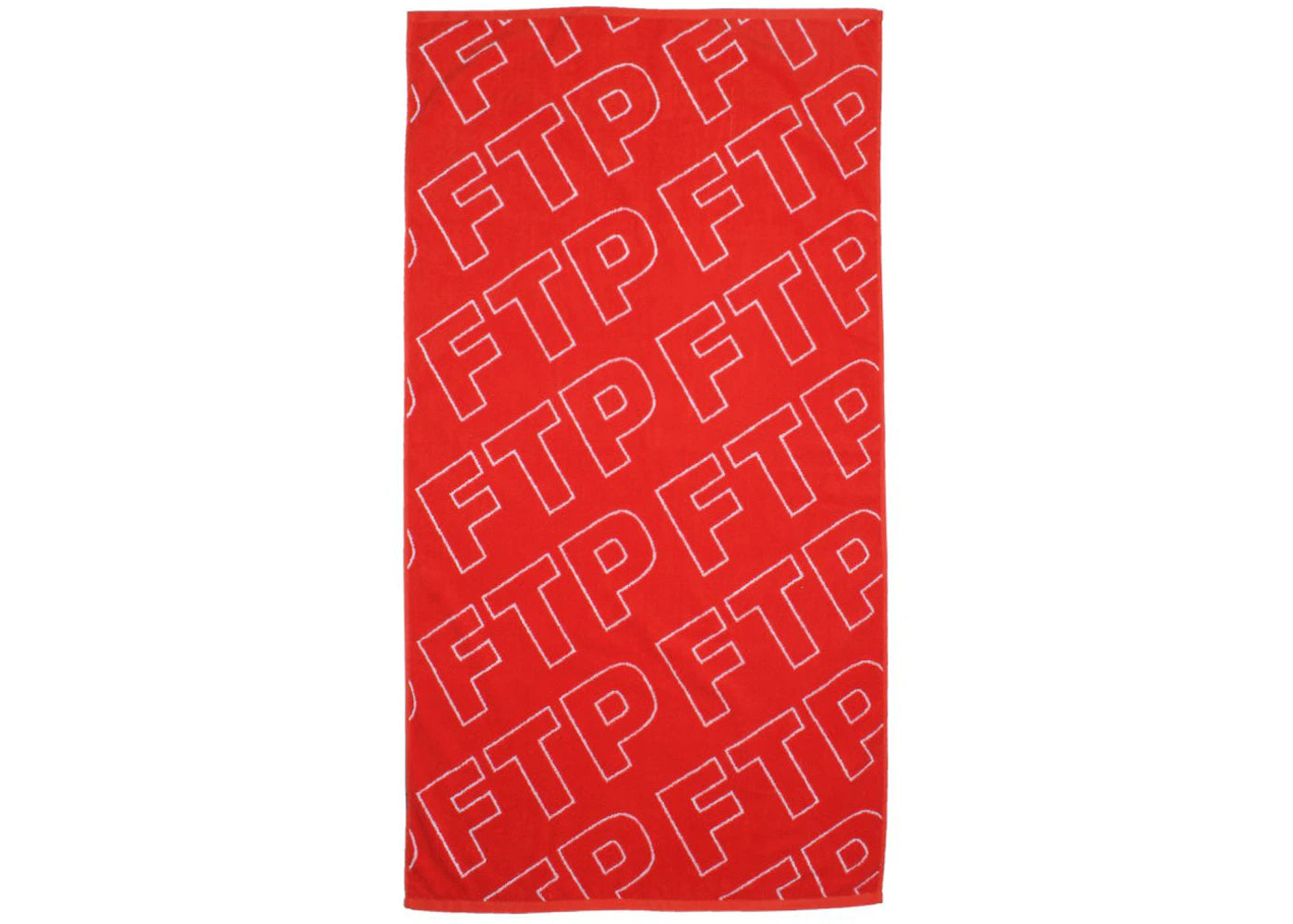 FTP All Over Outline Logo Towel Red