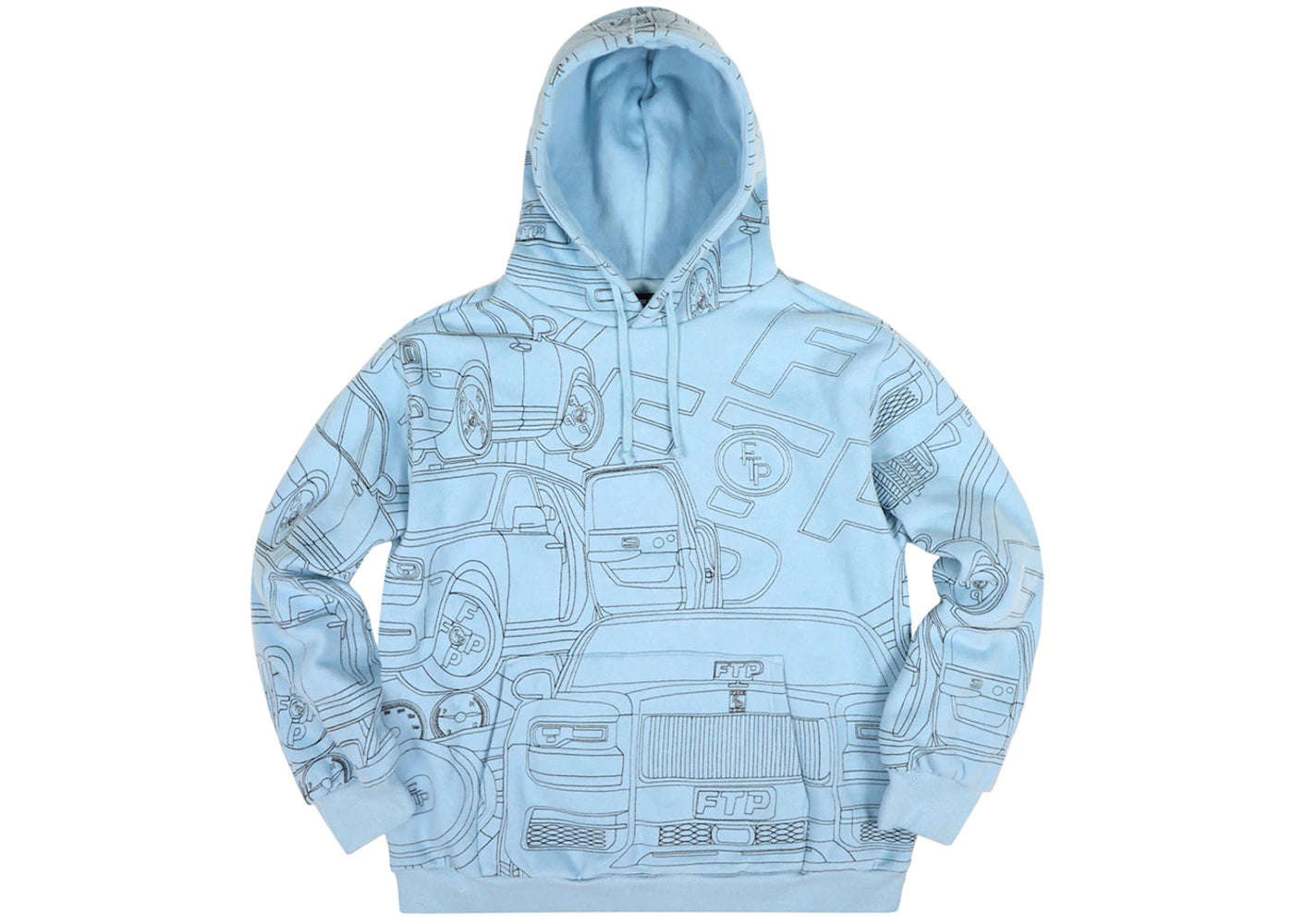 FTP Big Body Pullover Sky Blue