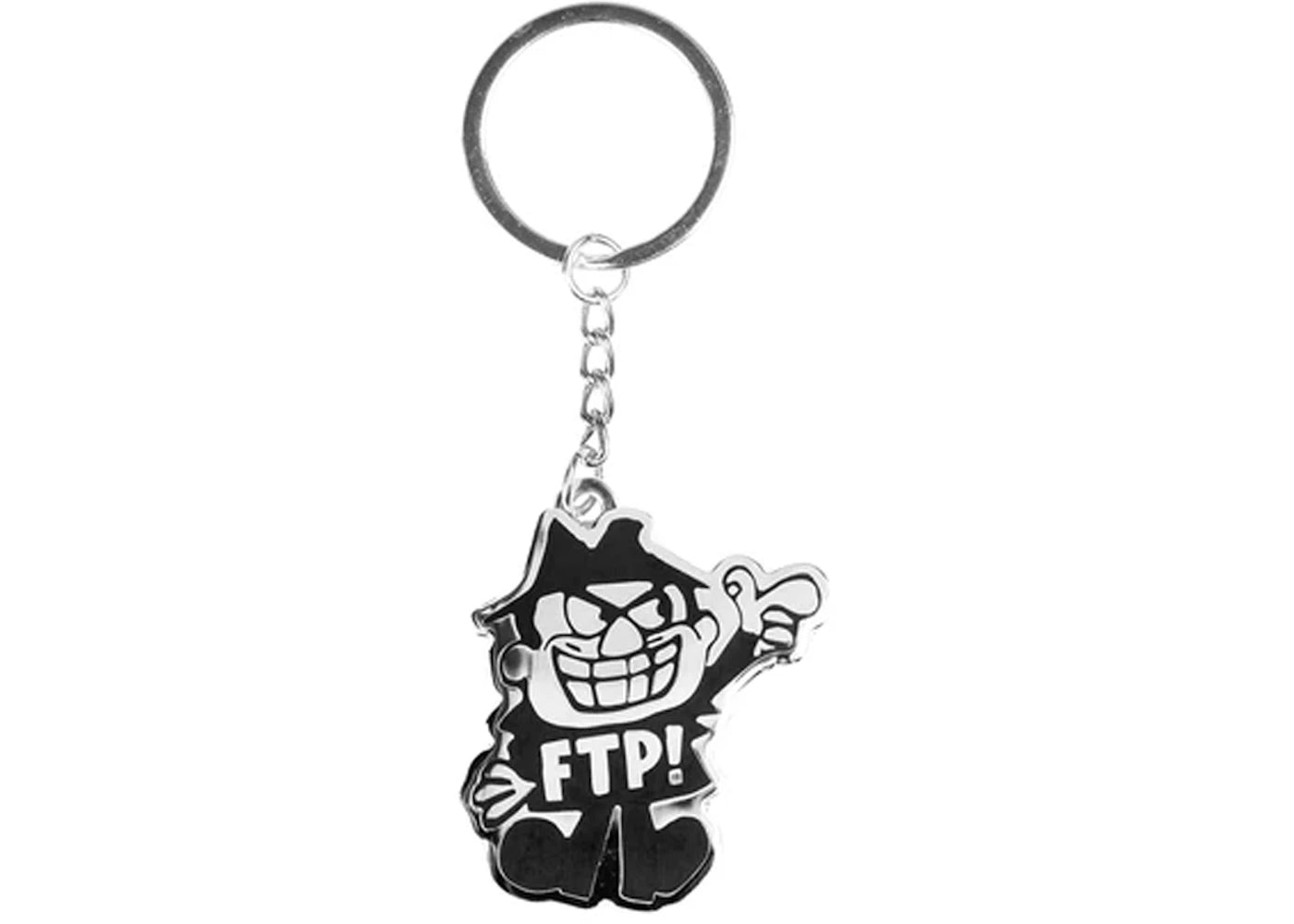 FTP Boris Keychain White/Black