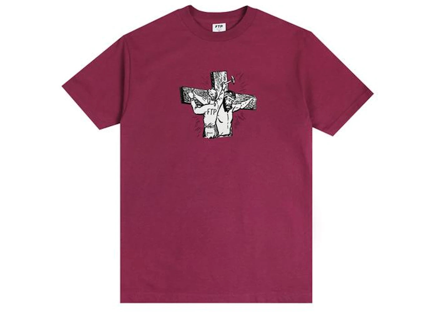 FTP Cross Tee Burgundy