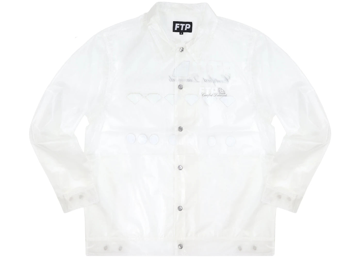 FTP Diamond Dealer Coaches Jacket Clear