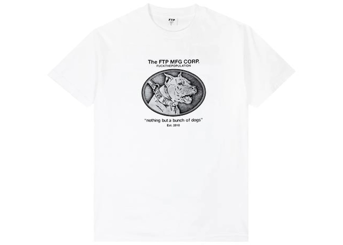 FTP Dogs Tee White