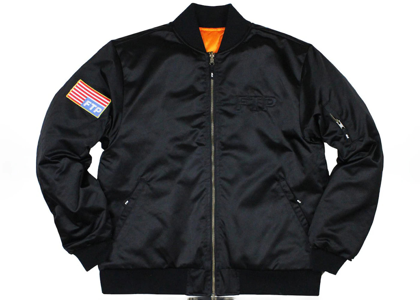 FTP Reversible Bomber Jacket Black