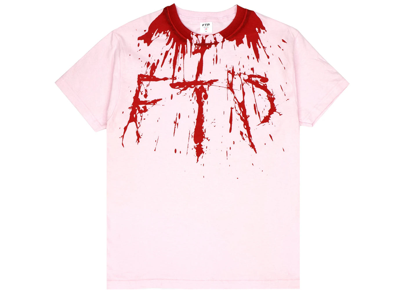FTP Slit Throat Tee Pink