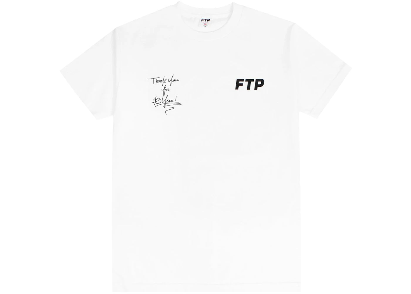 FTP Thank You Tee White